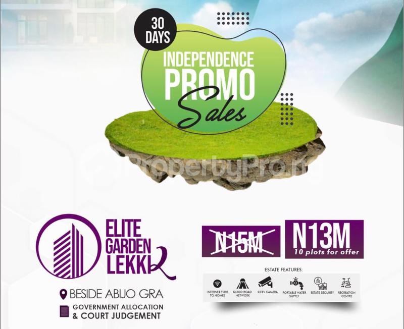 Land for sale Beside Abijo Gra Abijo Ajah Lagos