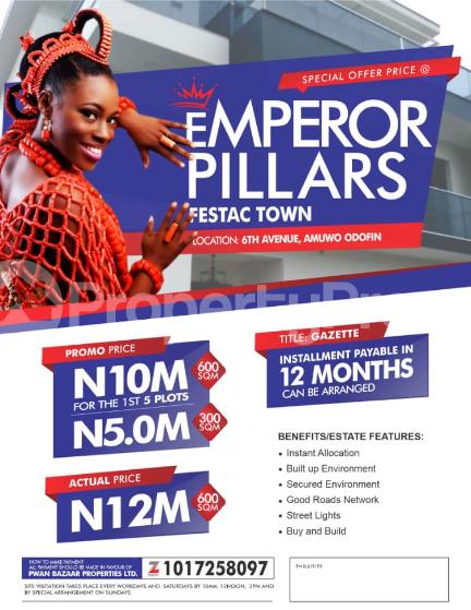 Land for sale 6th Avenue Amuwo Odofin Lagos