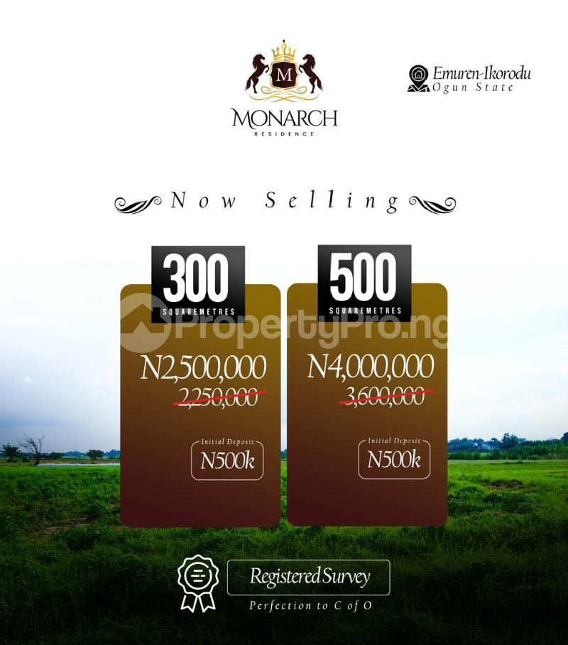 Land for sale Erunwen Ikorodu Lagos