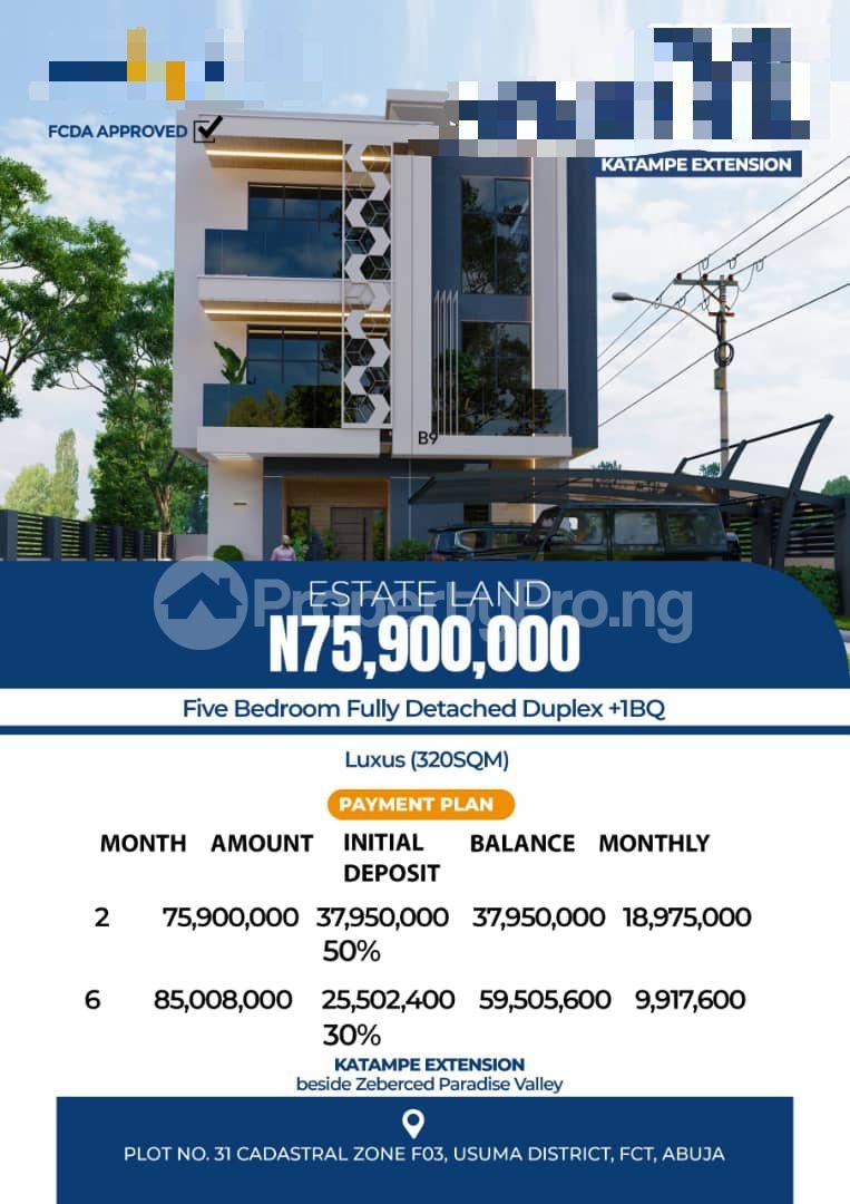 Land for sale Katampe Ext Abuja