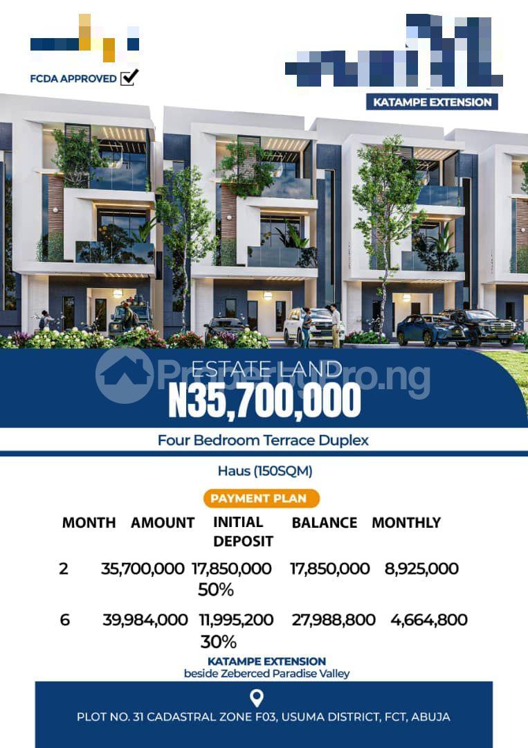 Land for sale Katampe Ext Abuja