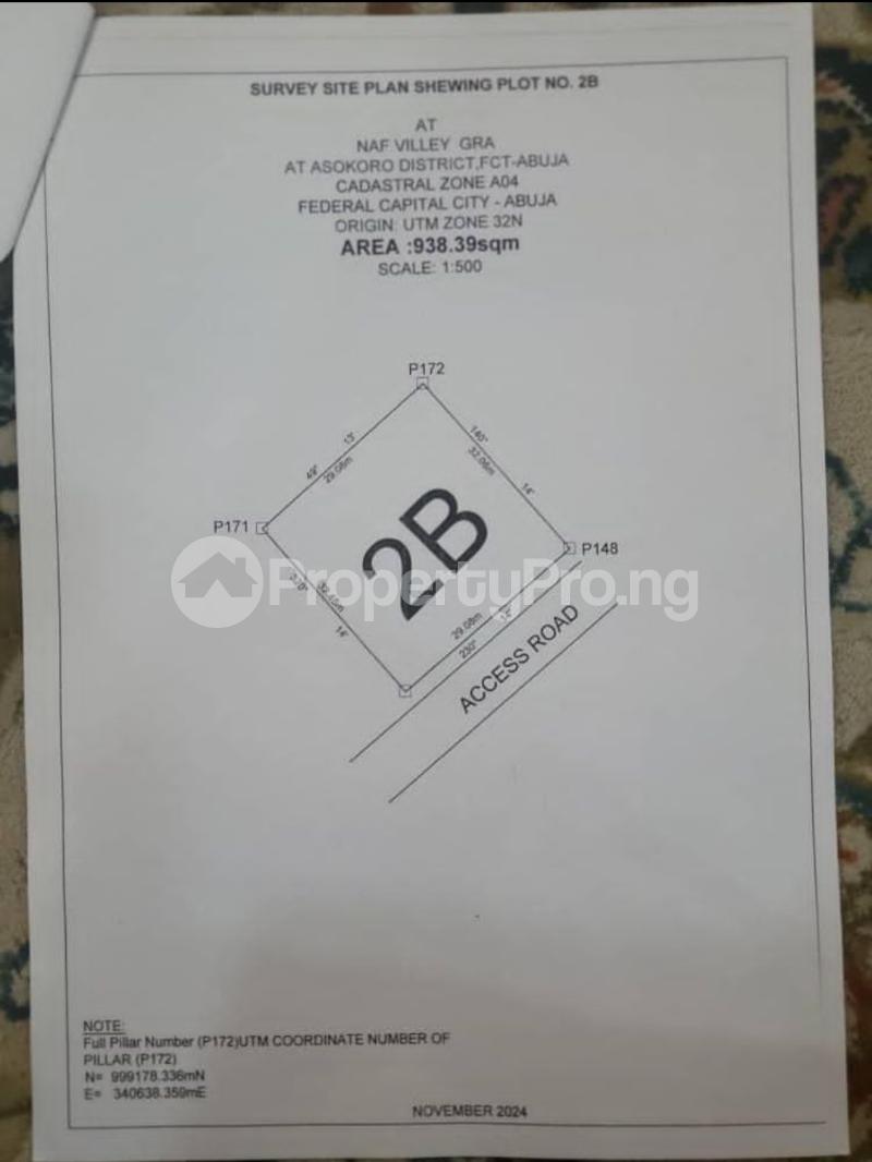 Land for sale Gra Naf Valley Estate Asokoro Abuja