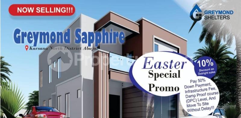 4 bedroom Land for sale Plot 95 Do5. After Papas Ground, Along Kubwa Gwarinpa Express, Karsana North, Karsana Abuja