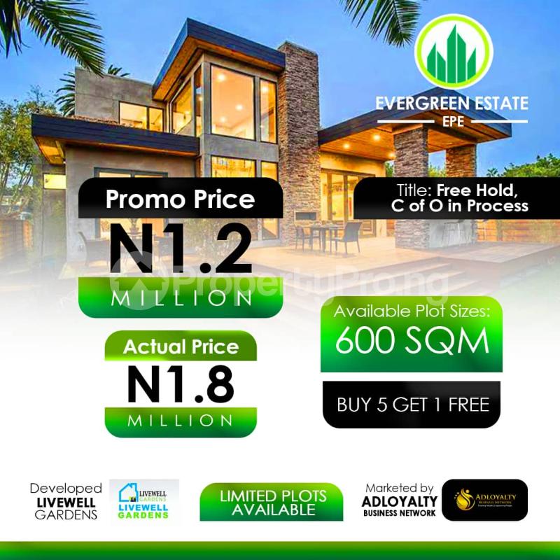 Land for sale Epe Road Epe Lagos