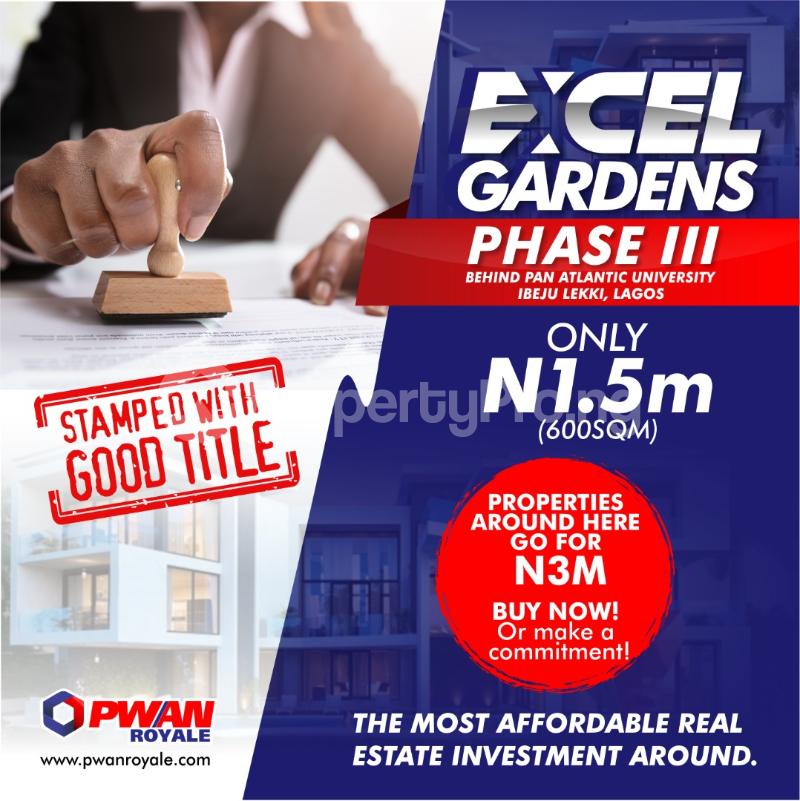 Land for sale Behind Pan Atlantic University Ibeju Lekki Ibeju-Lekki Lagos