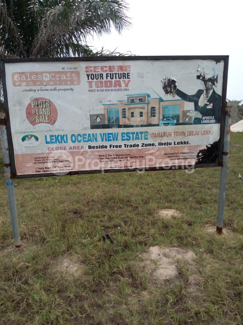 Land for sale Itamarun, Ibeju Lekki LaCampaigne Tropicana Ibeju-Lekki Lagos - 0