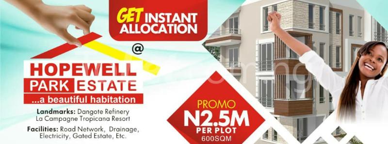 Land for sale Hopewell Estate Ibeju-Lekki Lagos