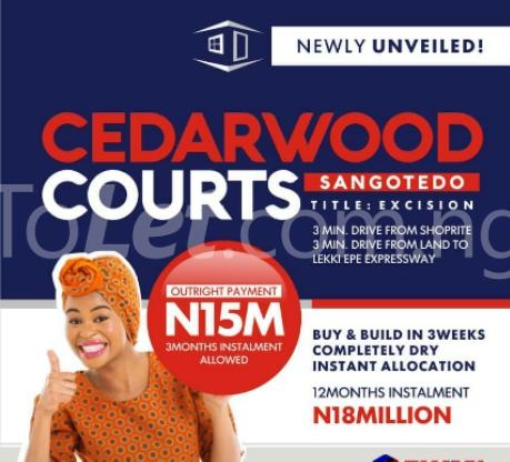 Land for sale   Sangotedo Ajah Lagos