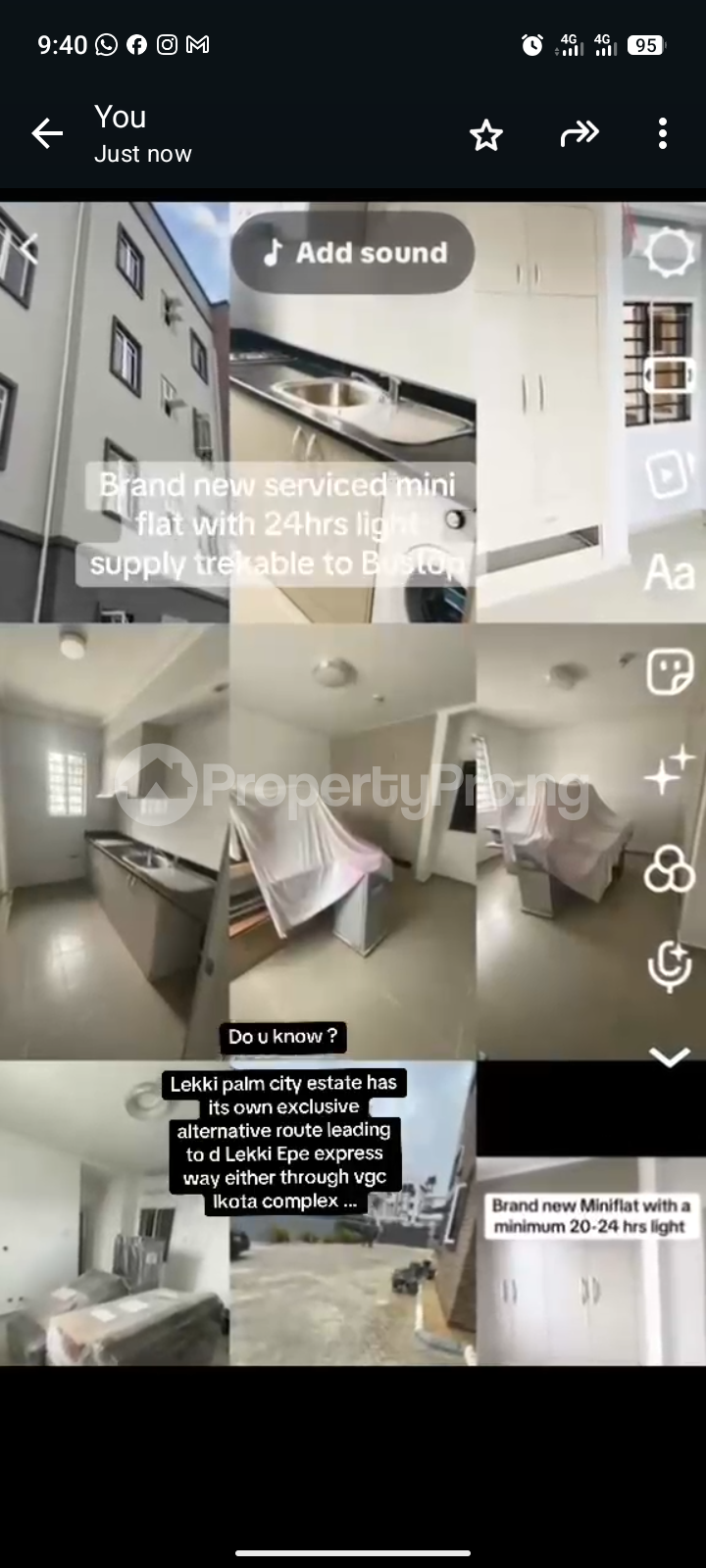 Flat / Apartment for rent Lekki Palmcity Opposite Thomas Estates Ajah Lagos Ajah Lagos