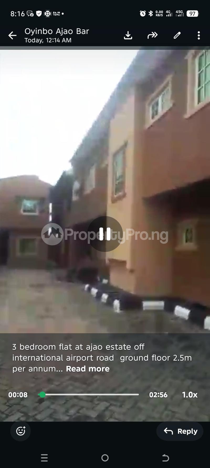 3 bedroom Flat / Apartment for rent Ajao Estate Isolo Lagos Mainland Ajao Estate Isolo Lagos