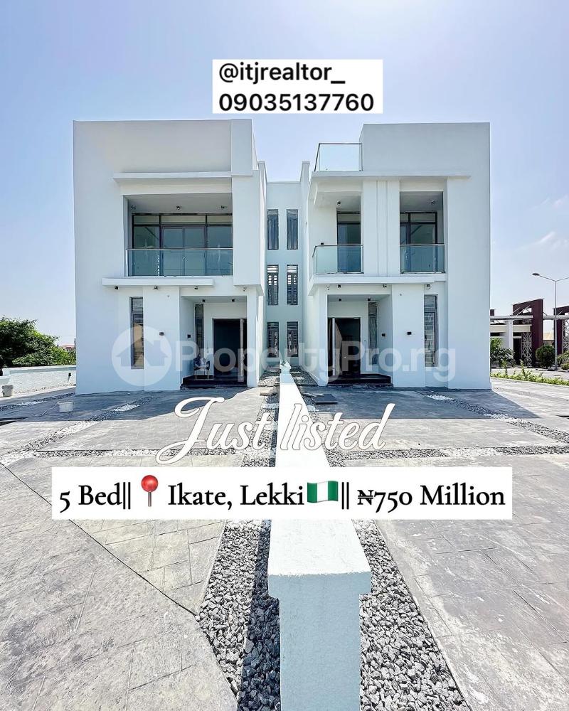 5 bedroom House for sale Cowrie Creek Ikate Lekki Lagos
