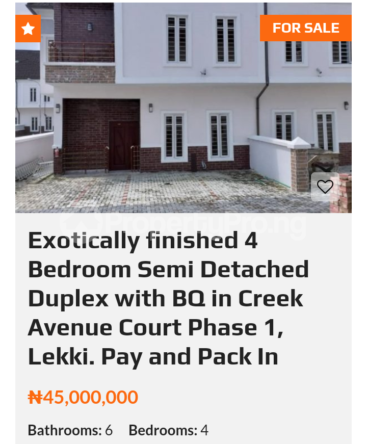 4 bedroom House for sale Lekki Phase 1 Lekki Lagos