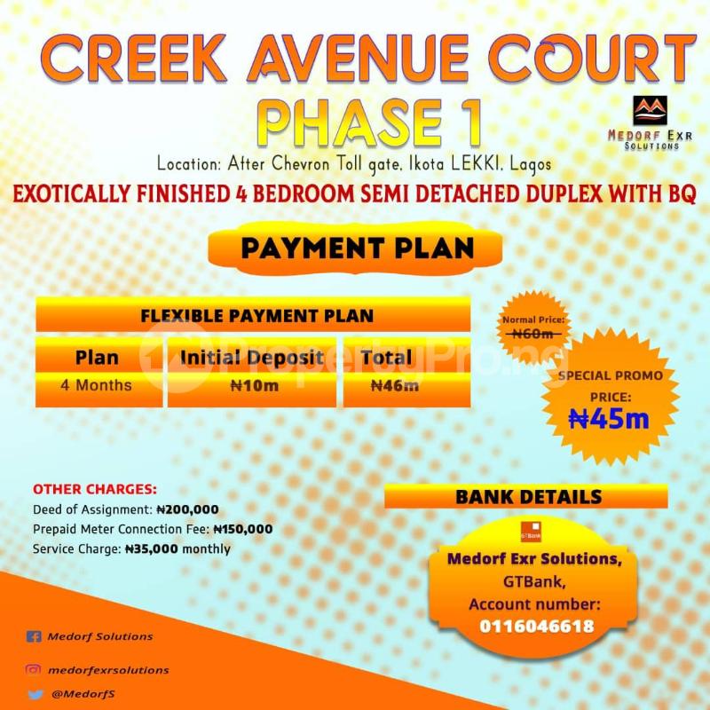 4 bedroom House for sale Ikota Lekki Lagos