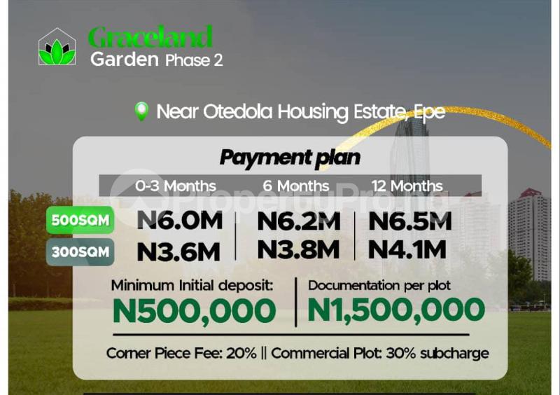 Land for sale Grace Land Gardens 2 Epe Road Epe Lagos