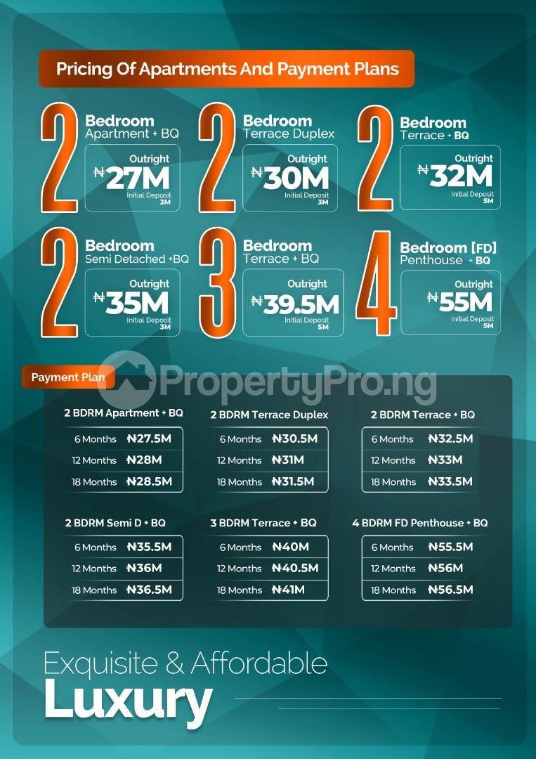 2 bedroom Flat / Apartment for sale The Ambiance, Ajiwe By Lbs Abraham adesanya estate Ajah Lagos