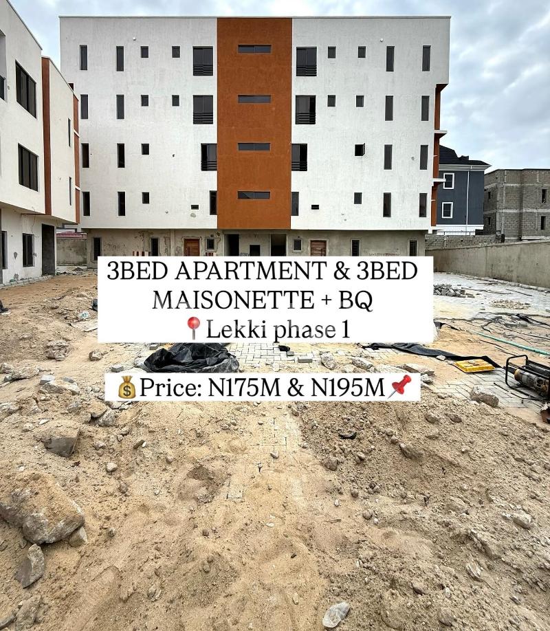 3 bedroom House for sale Lekki Phase 1 Lekki Lagos