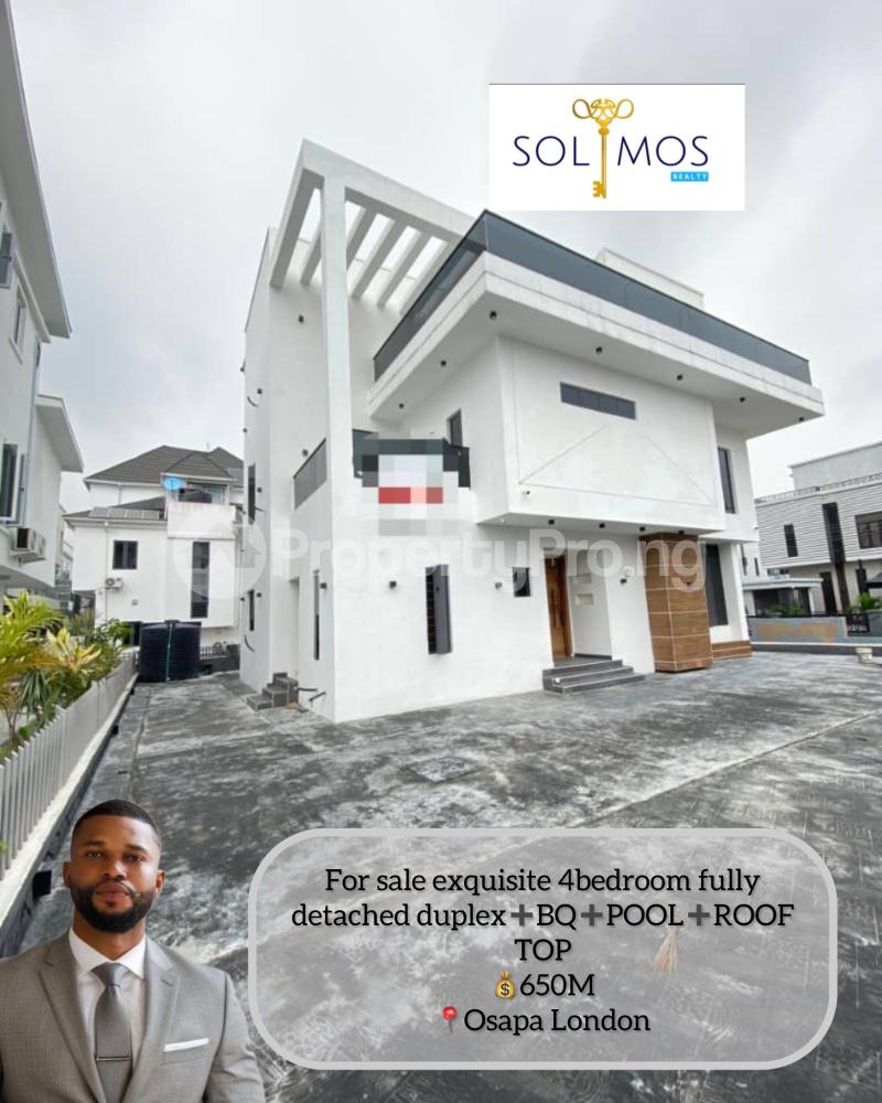 4 bedroom House for sale Osapa london Lekki Lagos