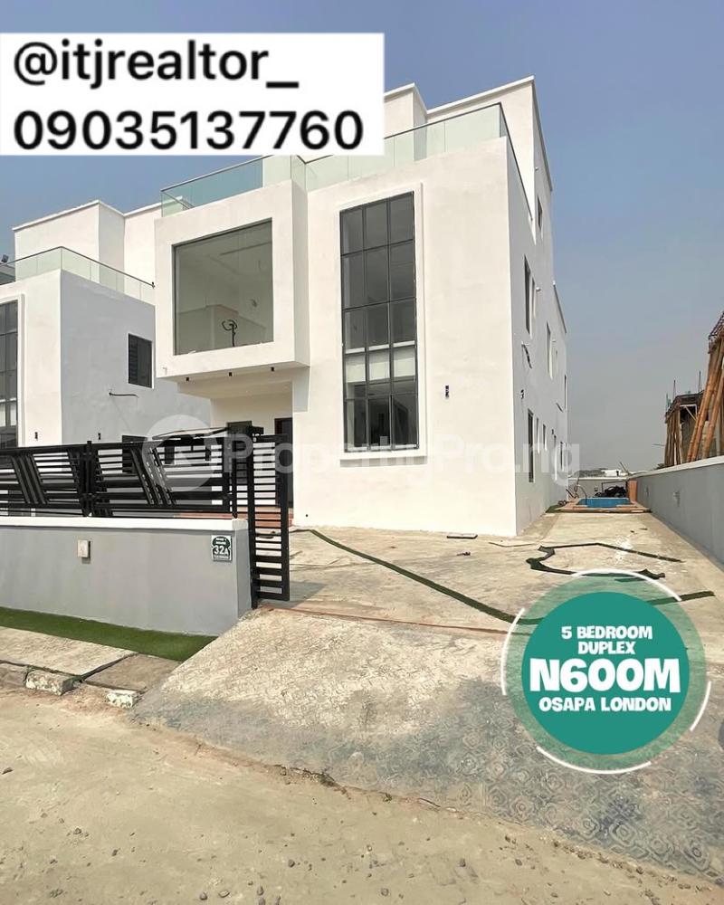 5 bedroom House for sale Osapa london Lekki Lagos