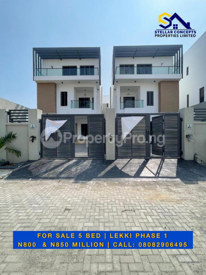 5 bedroom House for sale Lekki Phase 1 Lekki Phase 1 Lekki Lagos