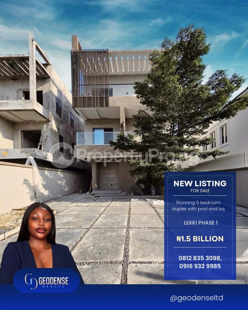 5 bedroom House for sale Lekki Phase 1 Lekki Lagos
