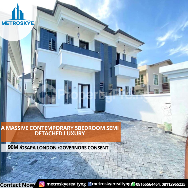 5 bedroom House for sale Osapa london Lekki Lagos