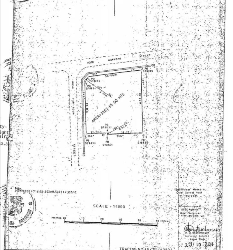 Land for sale Victoria Island Surulere Lagos