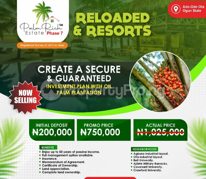 Commercial Property for sale Palmrich Phase 8 Adalemo Ado Odo/Ota Ogun