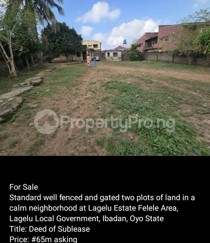 Land for sale Felele Challenge Ibadan Challenge Ibadan Oyo