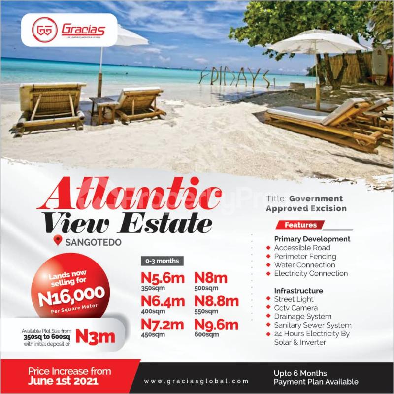 Land for sale Off Monastery Road, Sangotedo Sangotedo Ajah Lagos