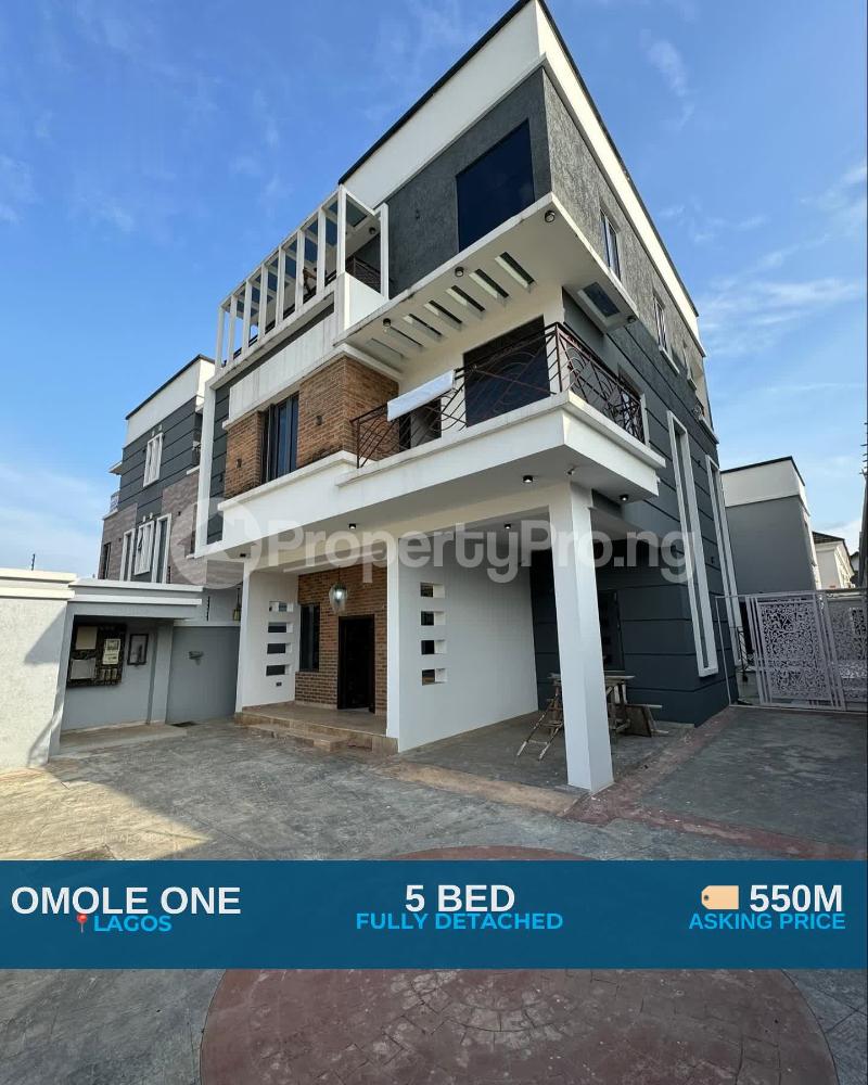 5 bedroom House for sale Omole phase 1 Ojodu Lagos