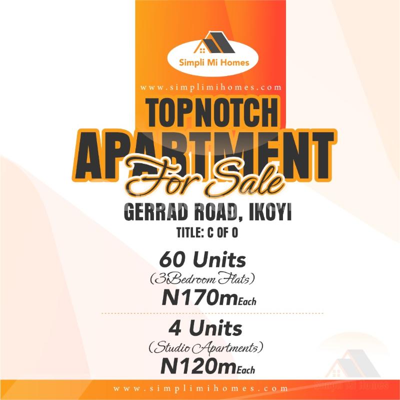 3 bedroom Flat / Apartment for sale Gerard road Ikoyi Lagos