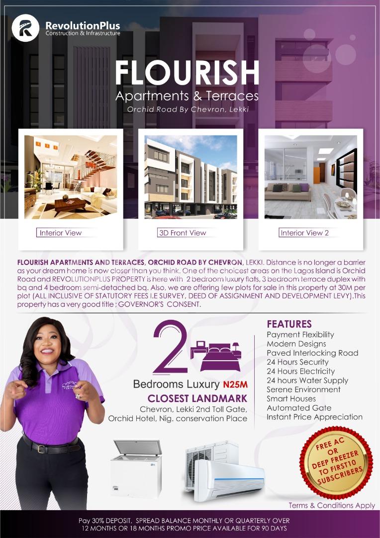 4 bedroom House for sale Orchid Road By Chervon,lekki chevron Lekki Lagos