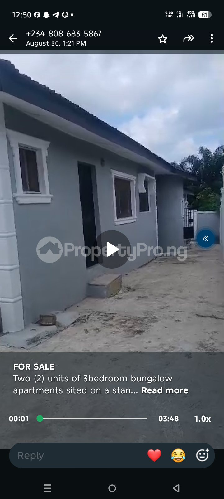 3 bedroom House for sale Akala Express Akala Express Ibadan Oyo
