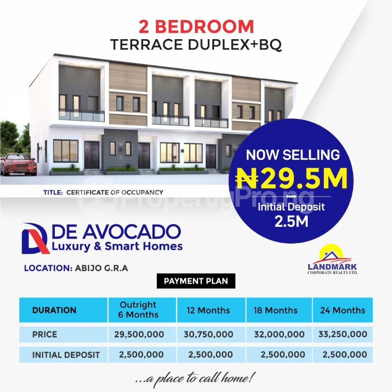 2 bedroom House for sale De Avocado Luxury & Smart Homes Ibeju-Lekki Lagos