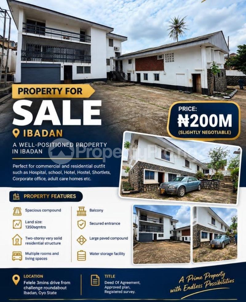 3 bedroom House for sale Felele Ibadan Oyo