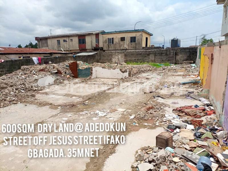 Land for sale Off Jesus Street Ifako-gbagada Gbagada Lagos