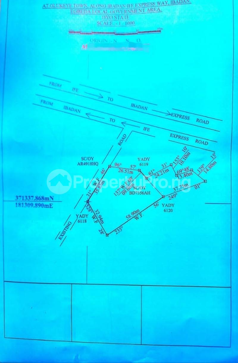 Land for sale Ibadan Express Way Akobo Ibadan Oyo