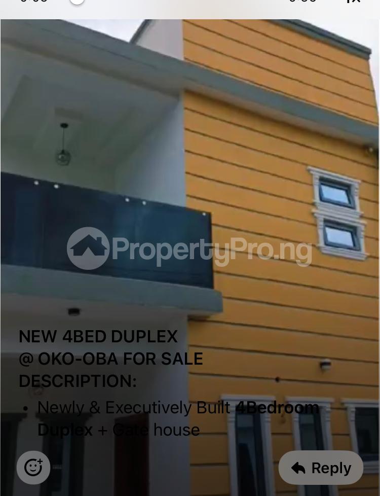 4 bedroom House for sale Oko oba Agege Lagos