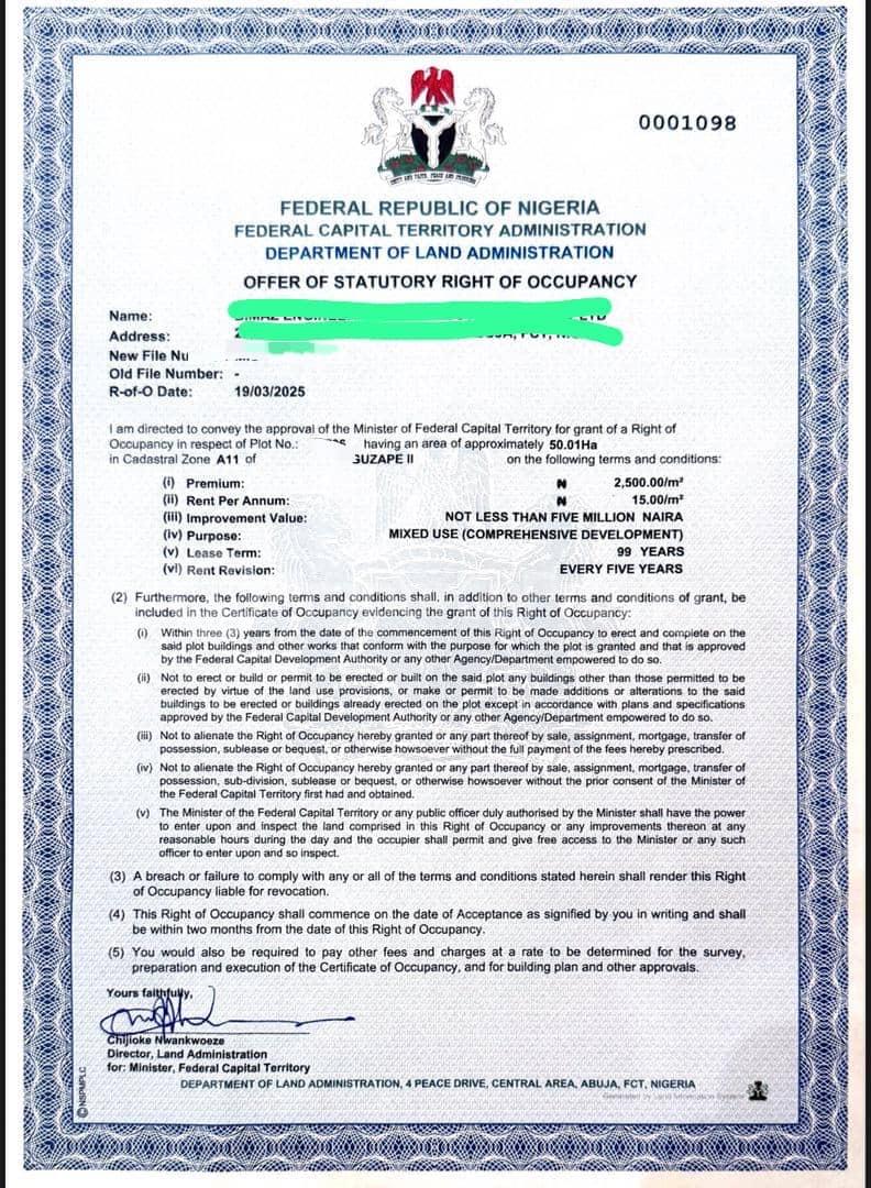 Land for sale Guzape Ii Guzape Abuja - 0