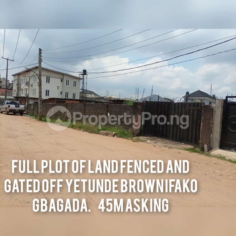 Land for sale Off Yetunde Brown Street Ifako-gbagada Gbagada Lagos