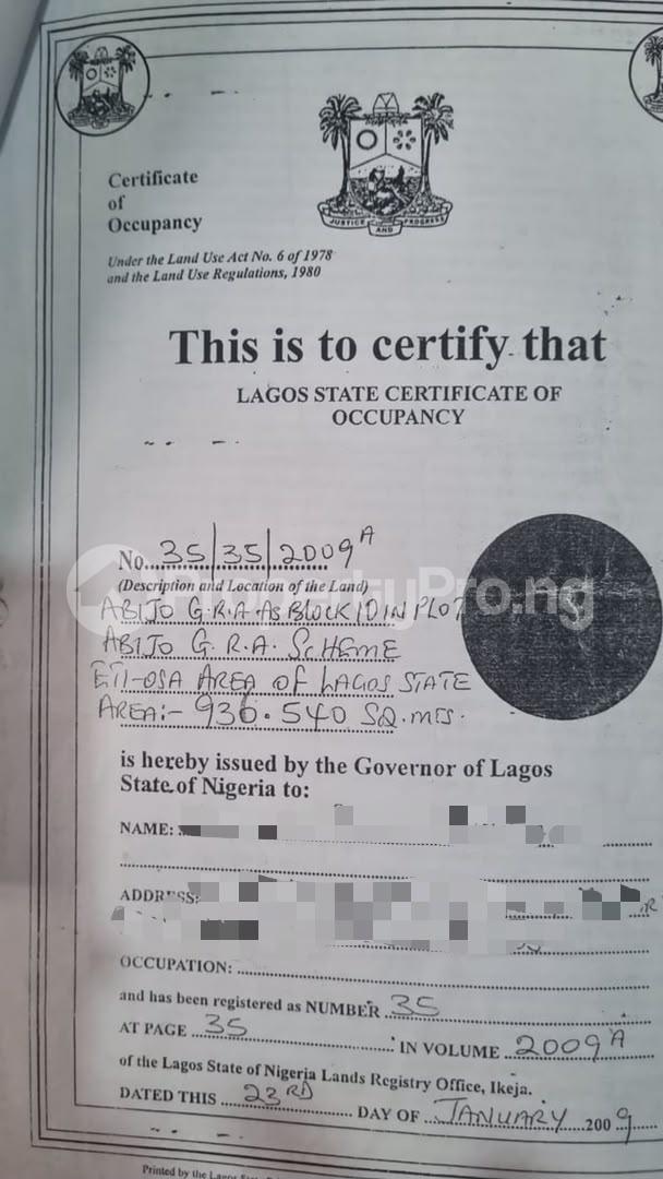 Land for sale Ajaj Ajah Lagos