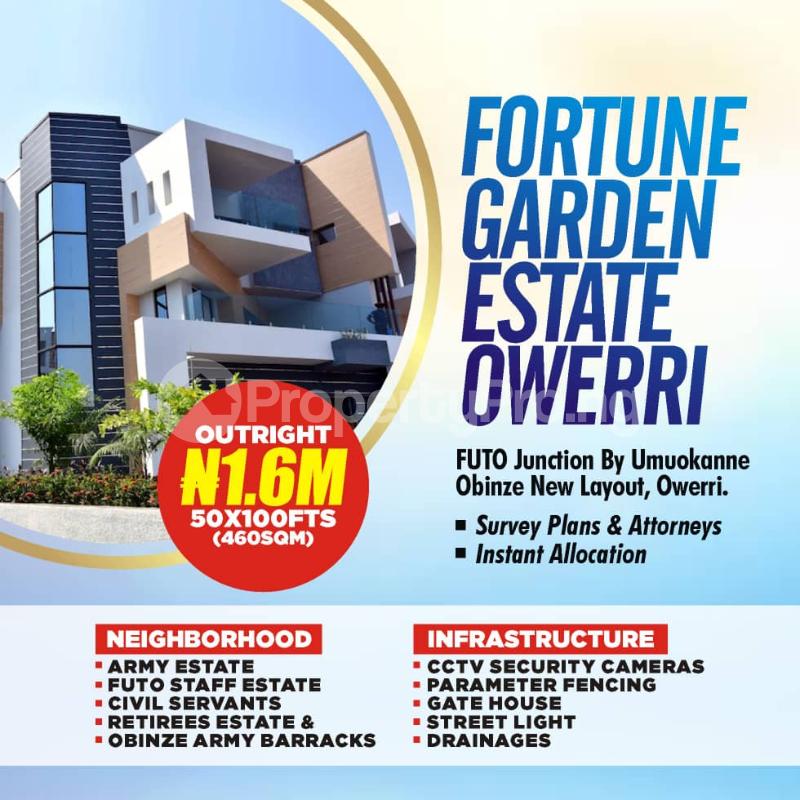 Land for sale Along Umuokanne Road, Futo Junction Owerri Imo