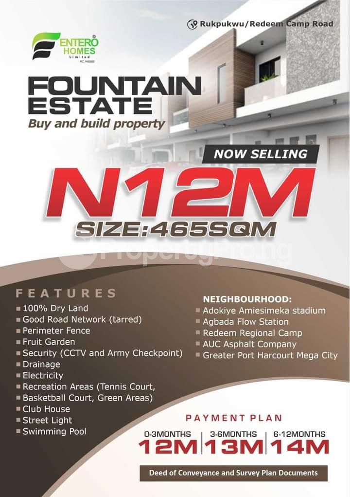 Land in Rupkpokwu Port Harcourt Rivers Land for sale in portharcourt