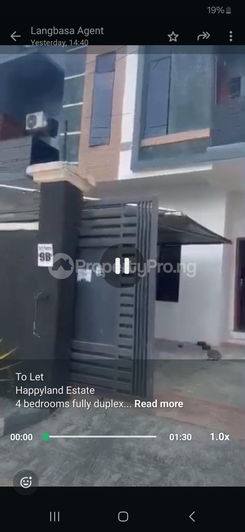 4 bedroom House for rent Happy Land Estate Sangotedo Ajah Lagos