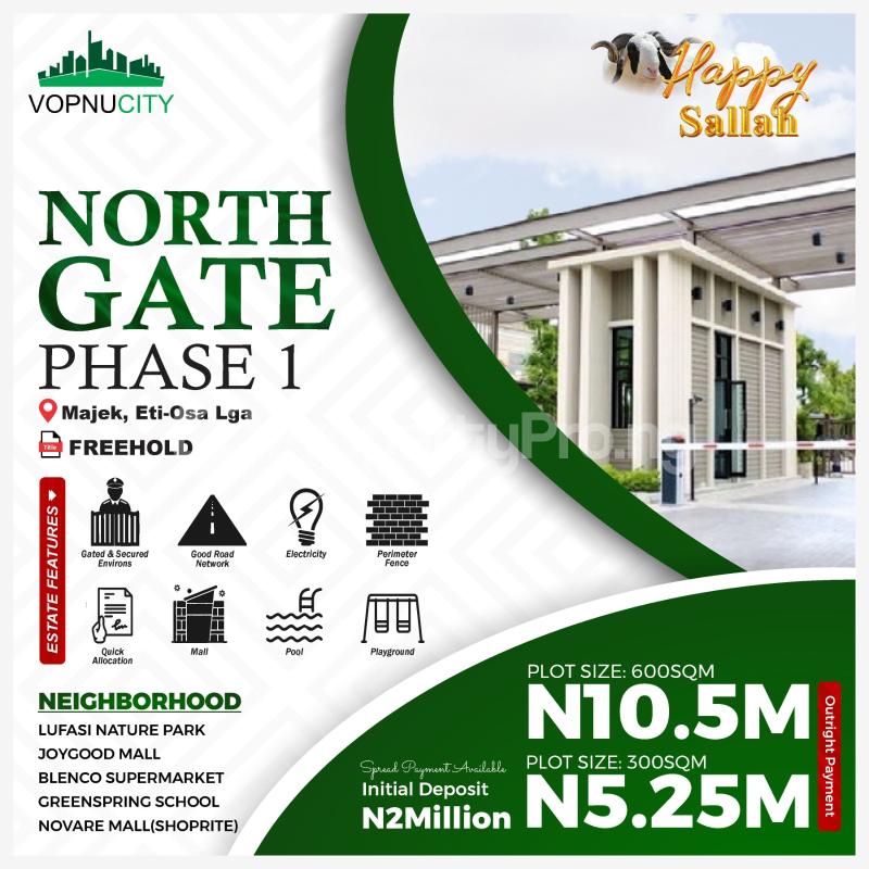 Land for sale Inside Majek, Opposite Fara Park Estate Off Lekki Epe Express Road, Lagos/,the Northgate Bogije Sangotedo Lagos
