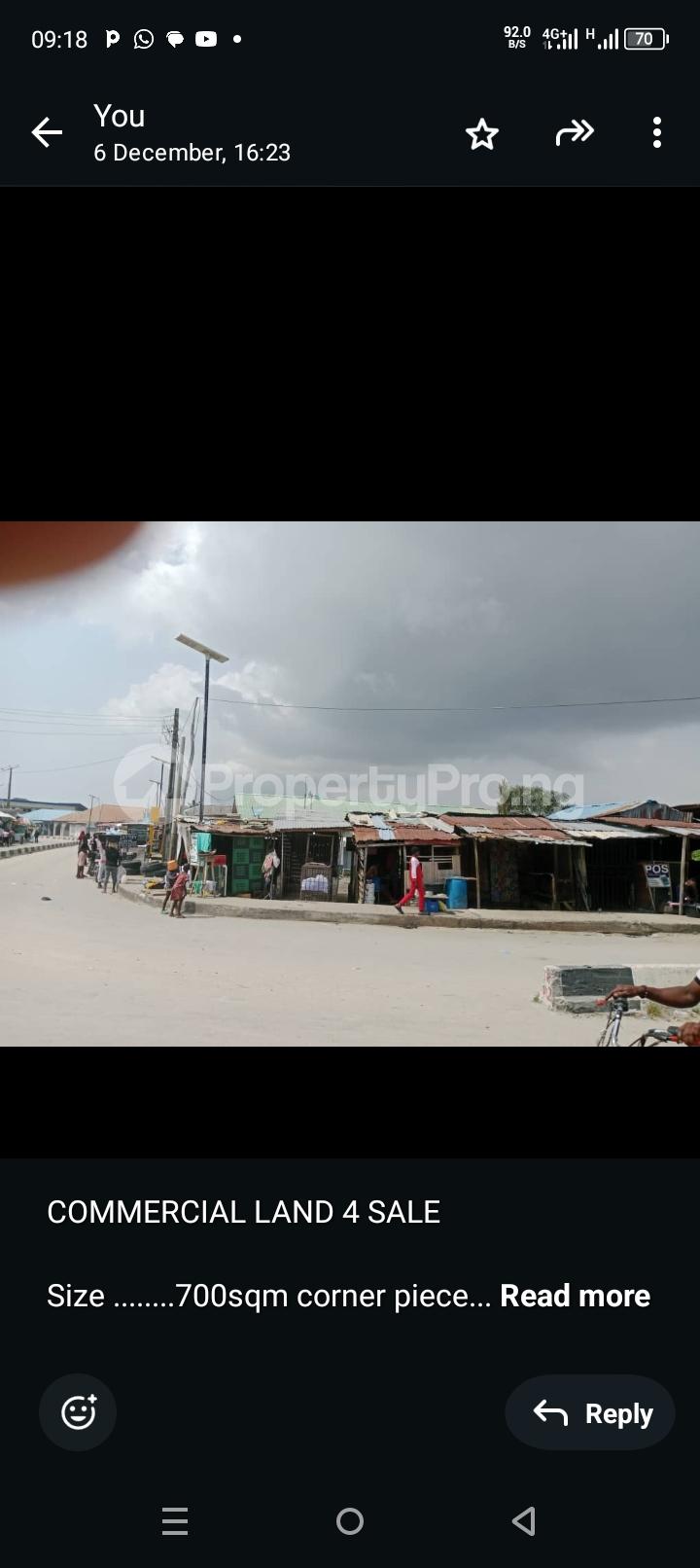 Land for sale Facing Ogombo Express Ogombo Ajah Lagos