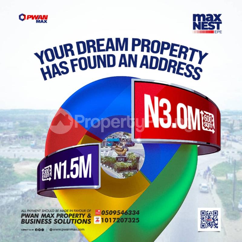 Land for sale Eganmanyan Oke Orun Dun Community Epe Lagos - 0