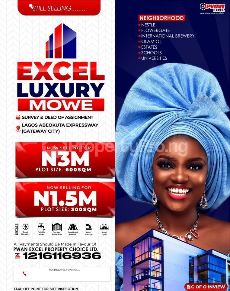 Land in Mowe Obafemi Owode Ogun Land for sale in obafemiowode Land