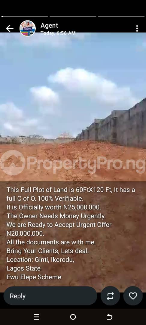 Land for sale Ginti Ikorodu Lagos - 0