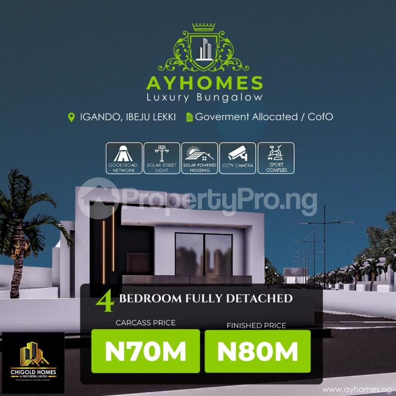 4 bedroom Land for sale Pan Atlantic University, Lakowe Golf, Eleko Junction Ibeju-Lekki Lagos - 0